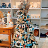 Árvore de Natal + Decoração 360º Azul Candy Inclusa - 1,50 Metros