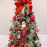 Árvore de Natal Pequena + Decoração 360º Star Red Inclusa