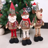 Kit 3 Bonecos Decoração Natal